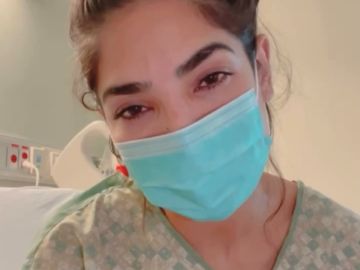 Alejandra Espinoza desde el hospital