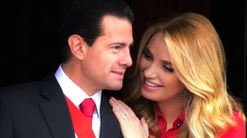 Angélica Rivera y Enrique Peña Nieto.