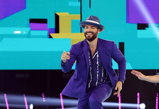 Adrián Di Monte y Sandra Itzel