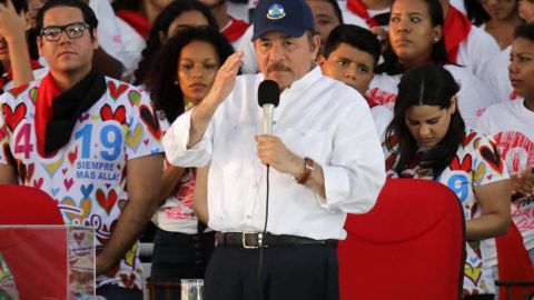 Daniel Ortega, presidente de Nicaragua.