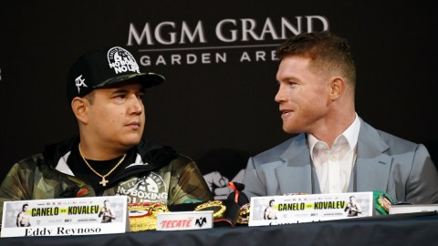 Eddy Reynoso y Saúl Álvarez