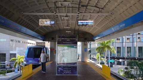 Imágenes del Metromover de Miami.