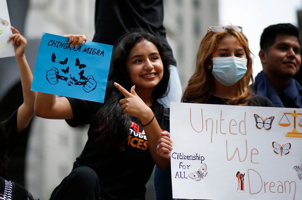 Los 'dreamers' presionan al Congreso para que apruebe una reforma migratoria.