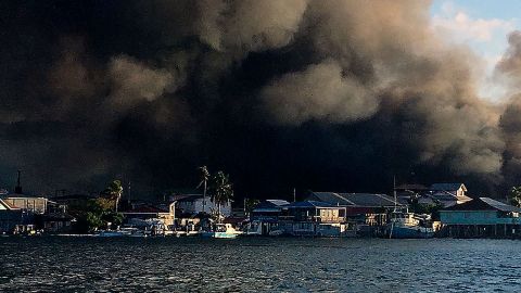 Incendio en Honduras