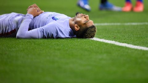 El cuerpo médico del club catalán determinará la gravedad de la lesión.