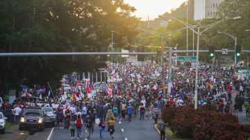 Protestas contra el sistema eléctrico en Puerto Rico.