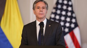 Antony Blinken, secretario de Estado de EE.UU. en su visita a Colombia.