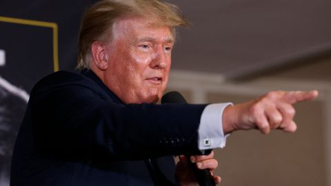 El expresidente Donald Trump.