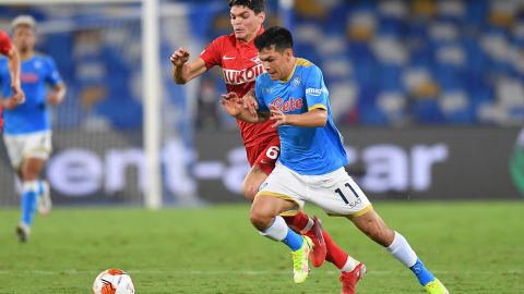 Lozano está empatado en efectividad de goles con Victor Osimhen y Lorenzo Insigne.