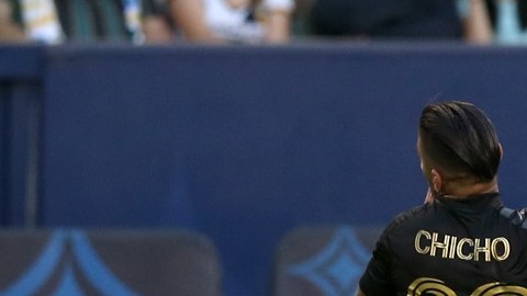 'Chicho' Arango en un partido contra Los Ángeles Galaxy