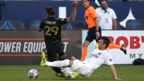 'Chicho' Arango en un partido contra Los Ángeles Galaxy