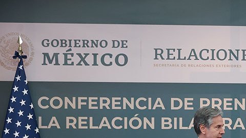 Antony Blinken y Marcelo Ebrard