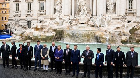 Líderes del G20 en Italia manifiestan su compromiso con el Acuerdo de París de 2015.