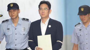 Lee Jae-yong una de las tantas veces que ha sido llevado a tribunales.