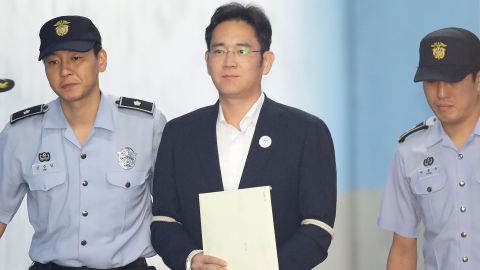 Lee Jae-yong una de las tantas veces que ha sido llevado a tribunales.