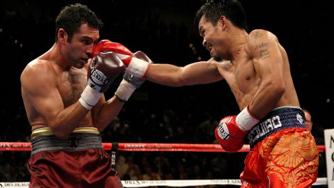 Pacquiao y De la Hoya