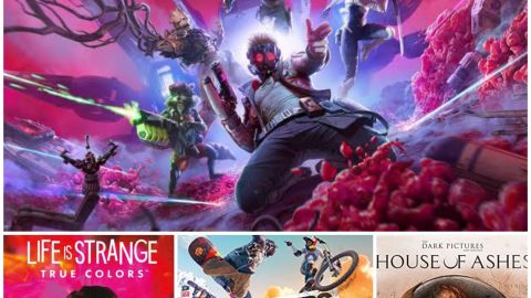 Guardians of the Galaxy, Riders Republic, The Dark Pictures Anthology: House of Ashes y Life is Strange: True Colors.