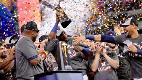 Astros de Houston campeones de La Liga Americana.