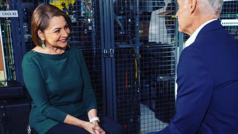 María Antonieta Collins y Jorge Ramos