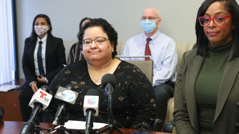 Lisa Márquez, enfermera.