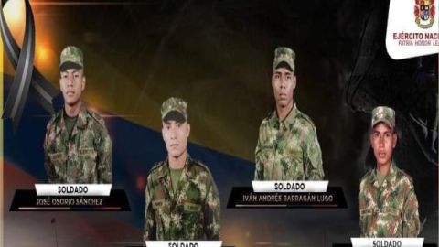Soldados asesinados por Clan del Golfo.