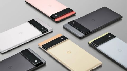 Google Pixel 6 en los diferentes colores disponibles.