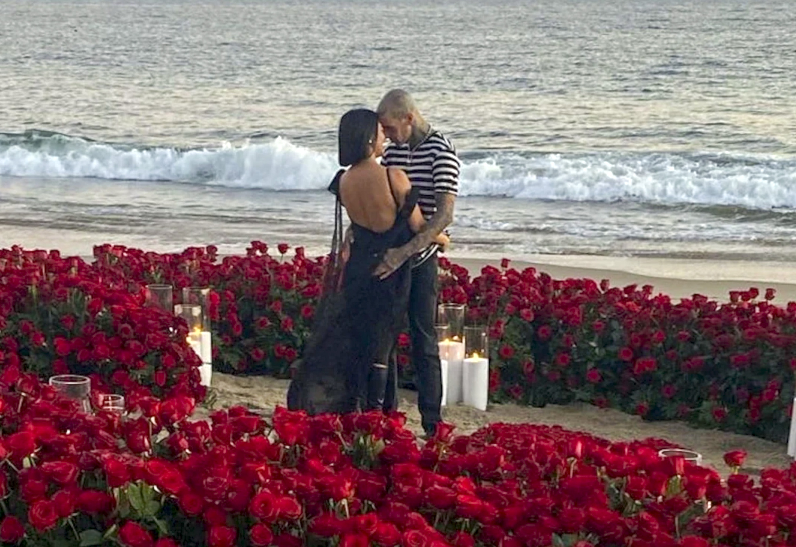 Travis Barker proposed to Kourtney Kardashian with an expensive ring.