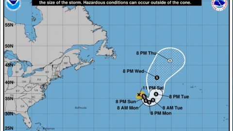 Los expertos prevén que Wanda no toque tierra en ningún lado.