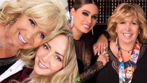 Andrea Legarreta y Galilea Montijo en fotos con Magda Rodríguez