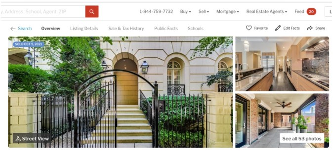 Juanita Jordan vendió su antigua casa en la ciudad de Chicago (Redfin)