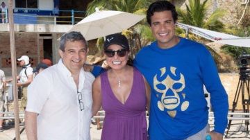 Eduardo Meza, Rosy Ocampo y Jaime Camil