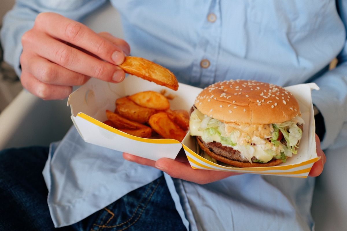 hamburguesa de carne McDonalds