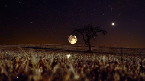 El cielo nocturno de octubre se iluminará con la luna llena en Aries.