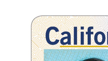Imagen de una licencia de conducir de California con Real ID