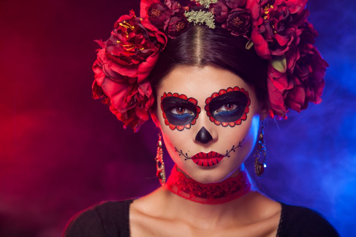 Difuminar encima censura Maquillaje de catrina fácil, bonito y profesional para lucir este Halloween  - La Opinión