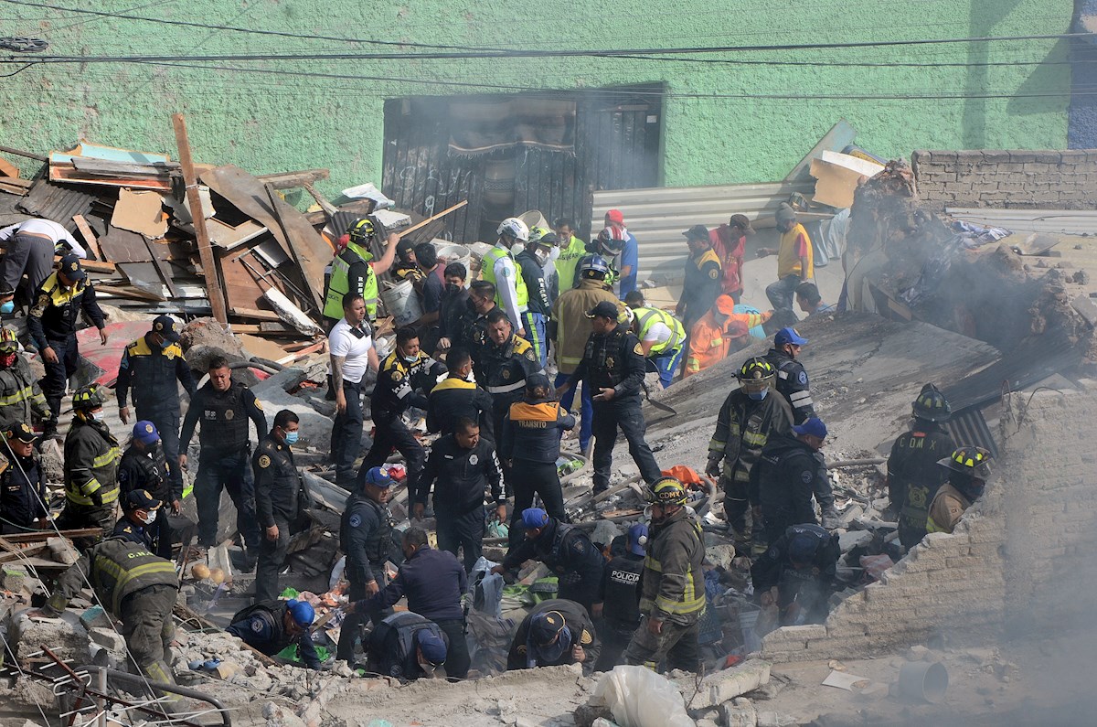 VIDEO: The crude images of the explosion of a house in CDMX due to gas accumulation