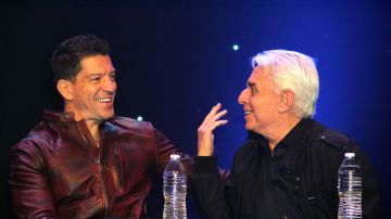 Enrique Guzmán y Yahir.