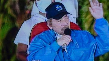 Daniel Ortega habló frente a los observadores internacionales desplazados a su país.
