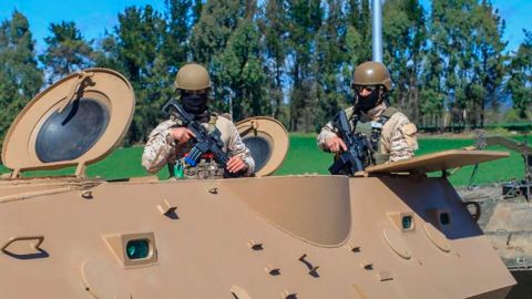 Hoy hay más de 2.000 efectivos militares desplegados en la "zona roja" del conflicto mapuche.