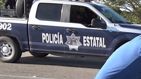Caravana migrante llega a la comunidad de Chahuites en el Estado de Oaxaca, México.