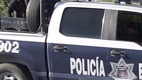 Caravana migrante llega a la comunidad de Chahuites en el Estado de Oaxaca, México.