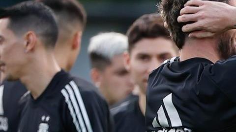 La Selección de Argentina se concentró en Ezeiza, en la ciudad de Buenos Aires.