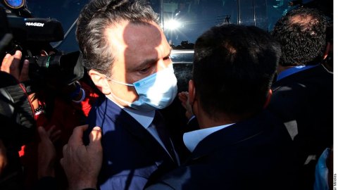 Emilio Lozoya acude a audiencia en el Reclusorio Norte de la Ciudad de México.