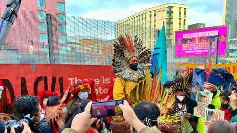 Activistas en COP26