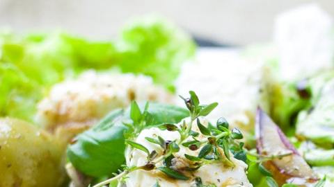 Ensalada con queso