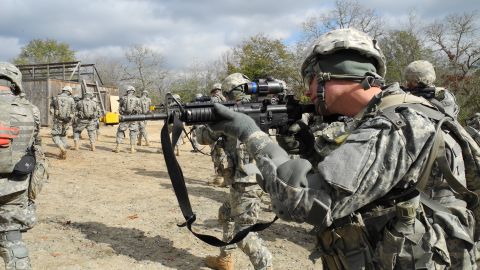 Un tirador del Ejército de Estados Unidos en una imagen de archivo.