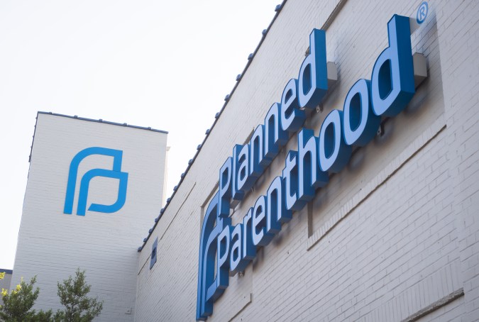 The outside of the Planned Parenthood Reproductive Health Services Center is seen in St. Louis, Missouri, May 31, 2019, the last location in the state performing abortions. - A US court weighed the fate of the last abortion clinic in Missouri on May 30, with the state hours away from becoming the first in 45 years to no longer offer the procedure amid a nationwide push to curtail access to abortion. (Photo by SAUL LOEB / AFP) (Photo credit should read SAUL LOEB/AFP via Getty Images)