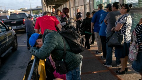 Mexicanos solicitantes de asilo a Estados Unidos.