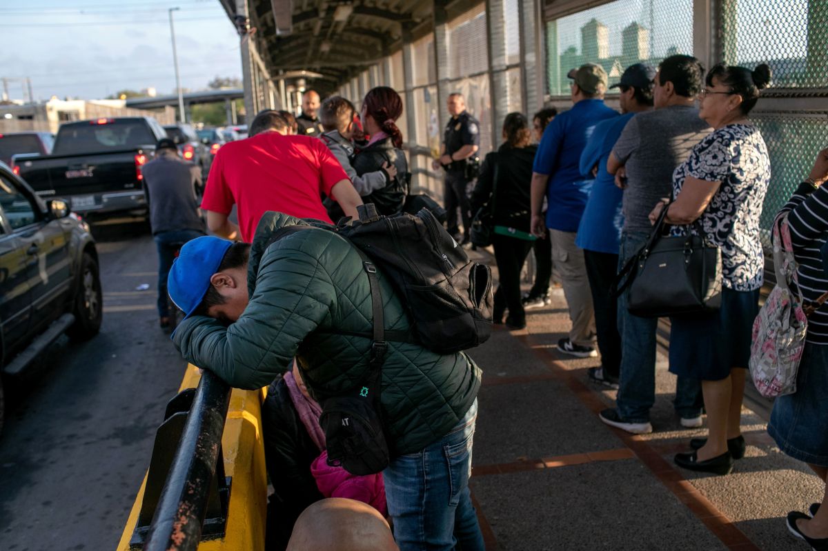 Mexicanos solicitantes de asilo a Estados Unidos.