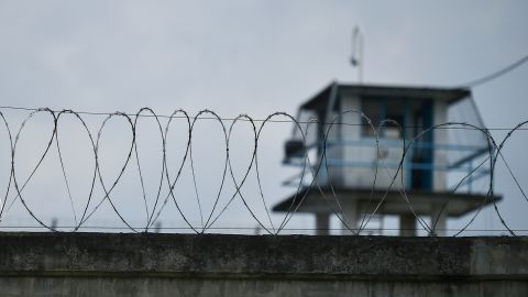 Partial view of the Villahermosa prison in Cali, Colombia, on June 23, 2020, during the COVID-19 pandemic. - According to data released by the Personeria de Cali, 658 positive cases of COVID-19 have been detected at the prison -583 in prisoners and 75 in INPEC workers and auxiliaries. (Photo by Luis ROBAYO / AFP) (Photo by LUIS ROBAYO/AFP via Getty Images)